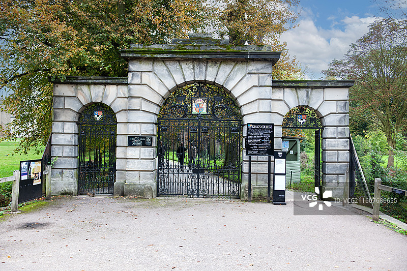 英国，剑桥大学的国王学院图片素材
