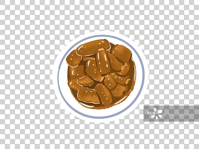 话梅排骨图片素材