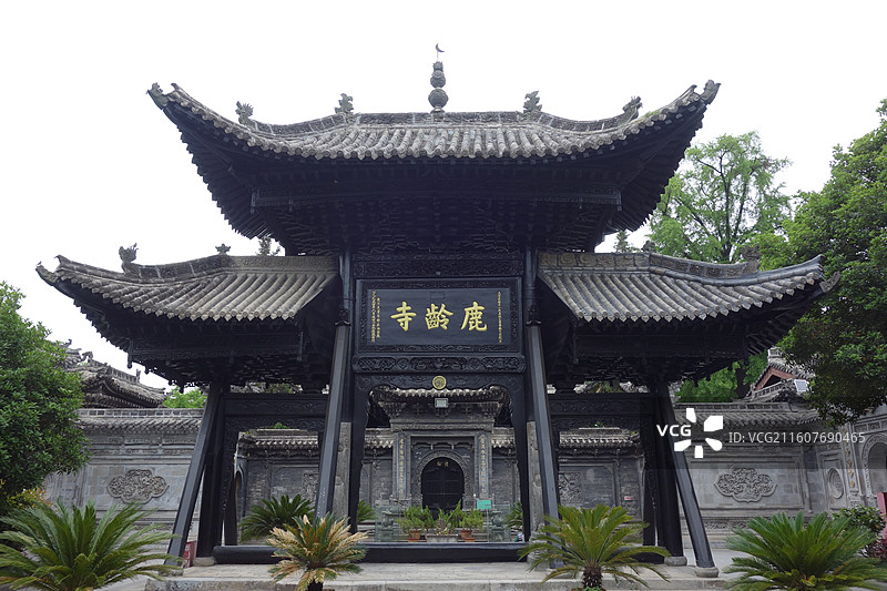 陕西省汉中市西乡县鹿龄文化广场鹿龄寺图片素材