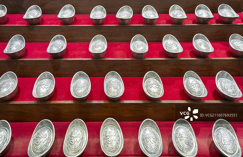 银元宝图片素材