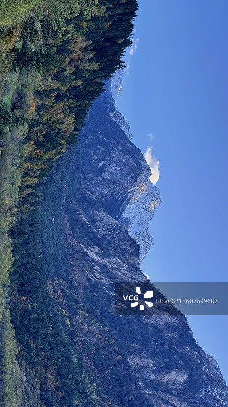 中查沟秋景图片素材