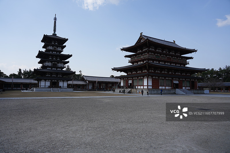 奈良药师寺图片素材