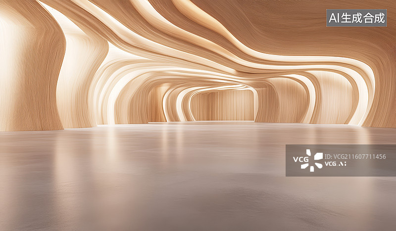 【AI数字艺术】室内展厅空间图片素材