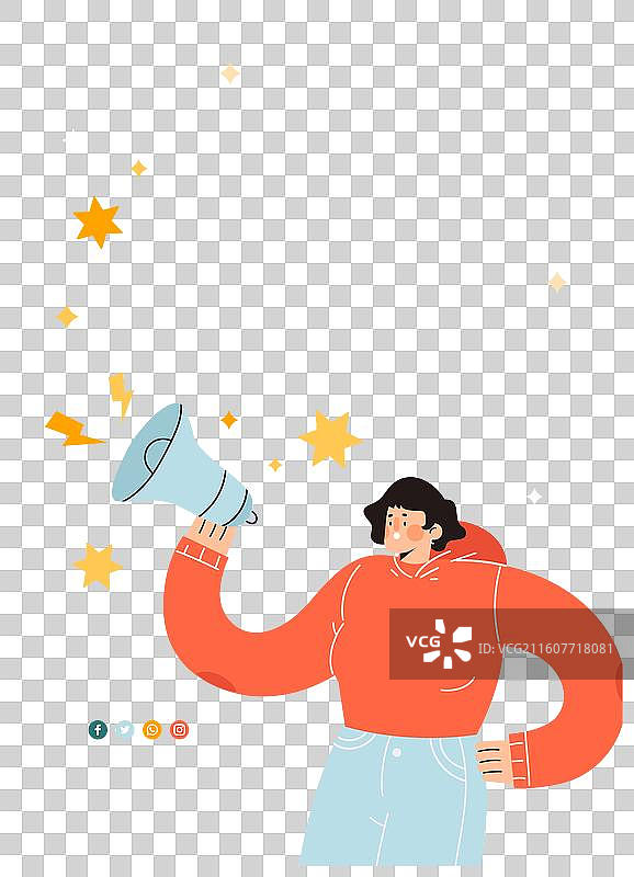 国际妇女节竖版扁平化海报图片素材