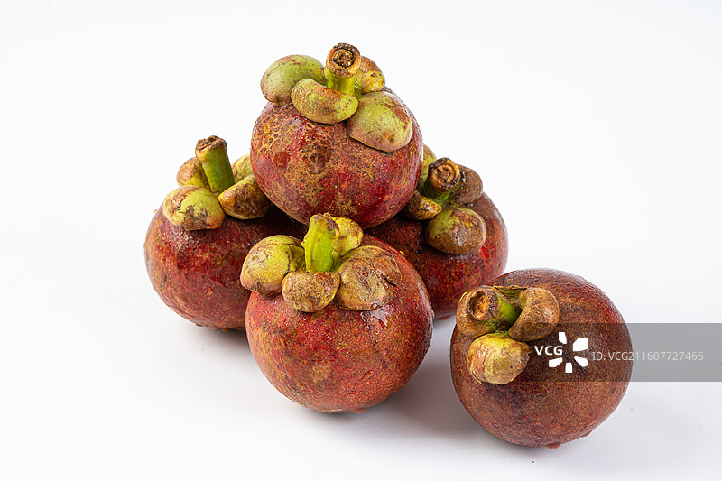 白底上的山竹图片素材