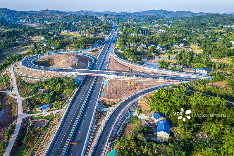 镇广高速公路图片素材