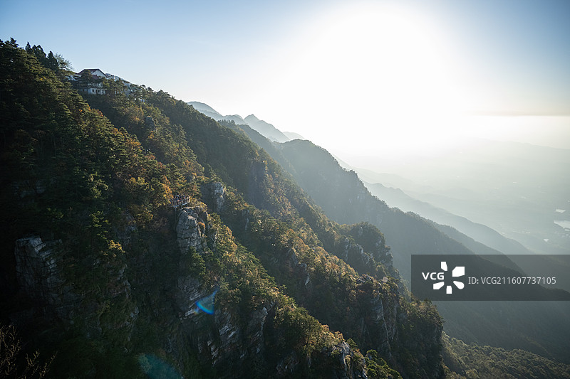 江西庐山锦绣谷 庐山仙人洞 庐山秋景图片素材