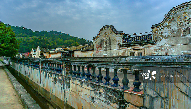 广东梅州侨乡南华又庐图片素材