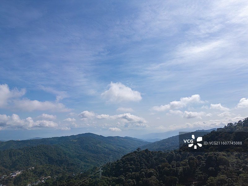 航拍西双版纳南糯山图片素材