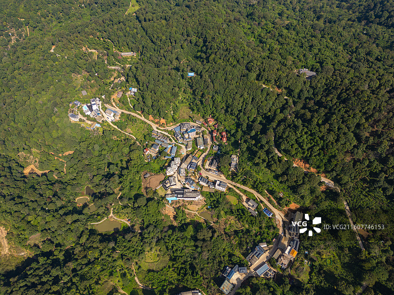 航拍西双版纳南糯山图片素材