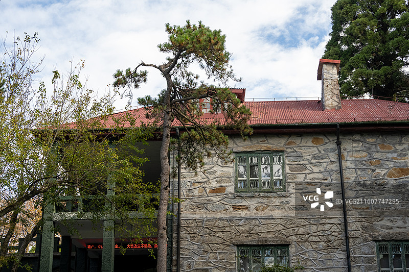 江西庐山美庐 庐山秋景图片素材