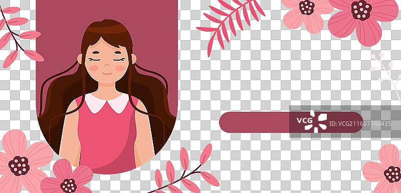 国际妇女节促销扁平化横幅图片素材