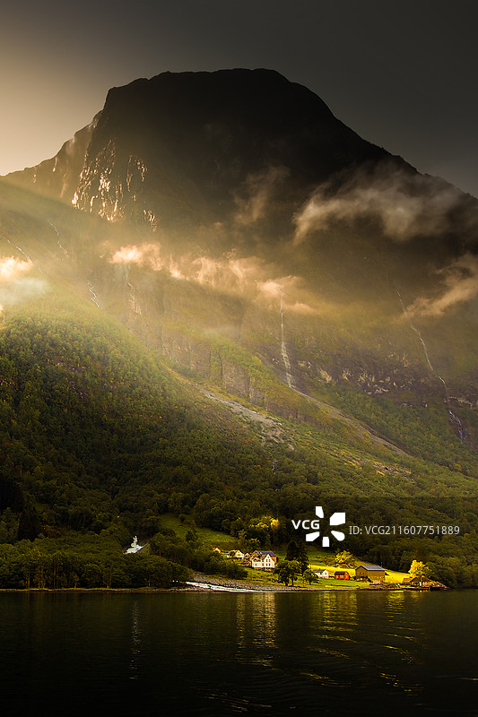 挪威峡湾图片素材