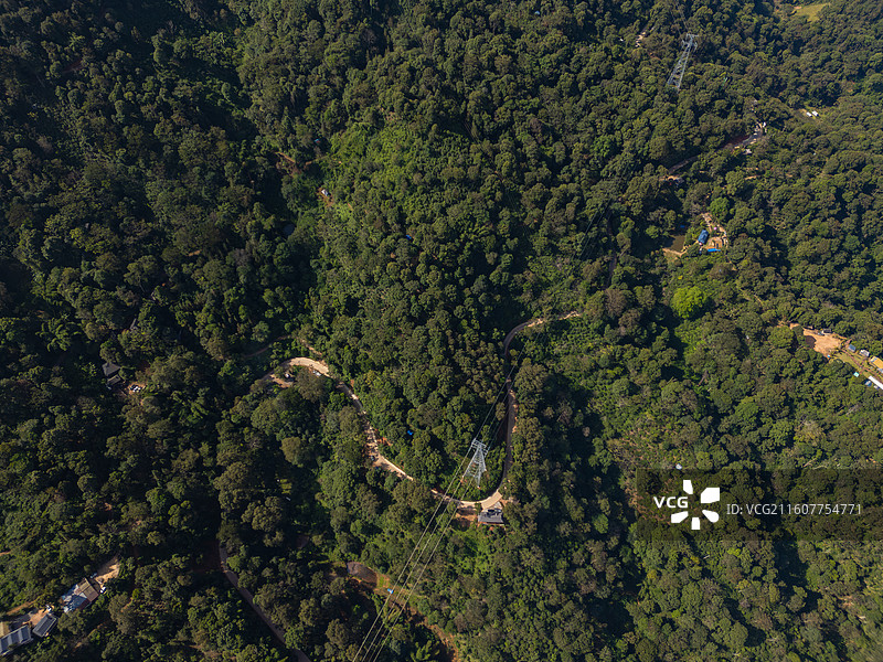 航拍西双版纳南糯山图片素材