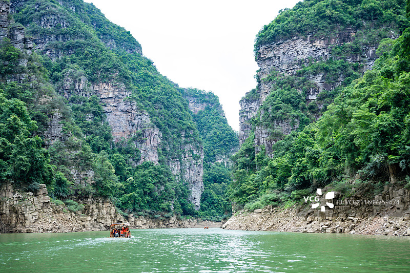 广西金秀瑶族自治县圣堂湖景区图片素材