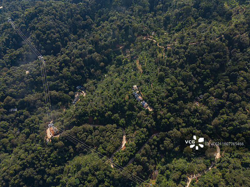 航拍西双版纳南糯山图片素材