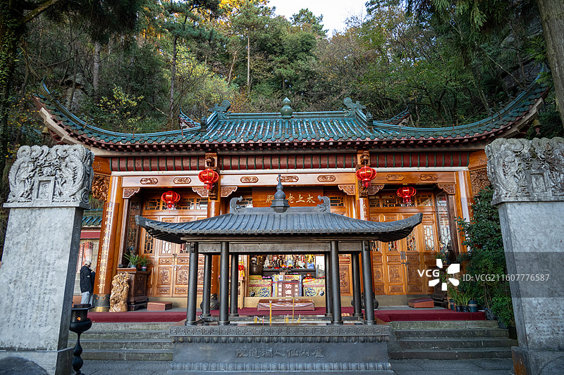 江西庐山锦绣谷 庐山仙人洞 庐山秋景图片素材