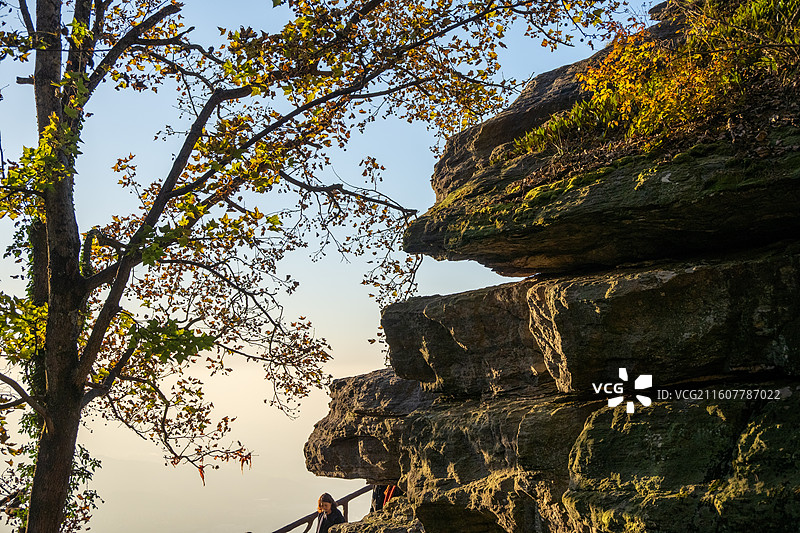 江西庐山锦绣谷 庐山仙人洞 庐山秋景图片素材