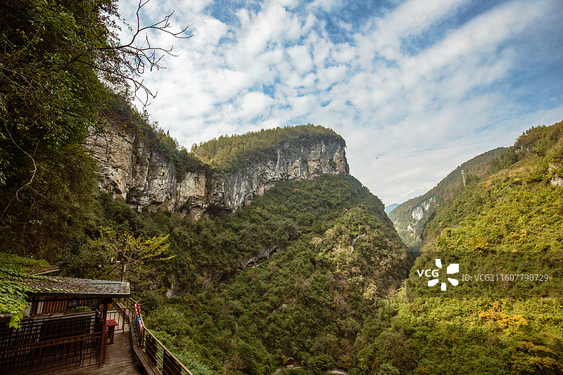 湖北恩施建始地心谷图片素材