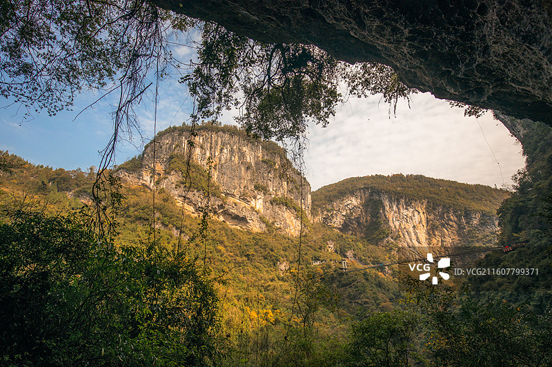 湖北恩施建始地心谷图片素材