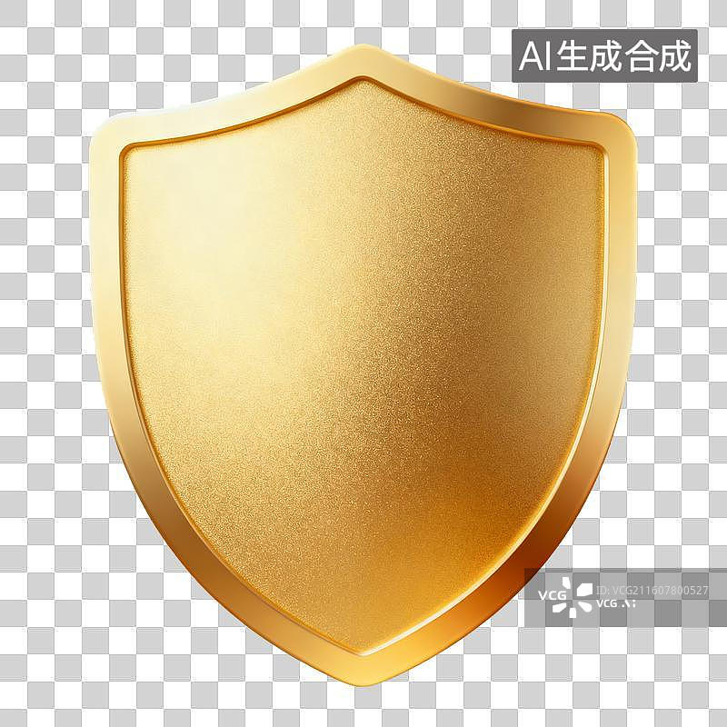 【AI数字艺术】金属盾牌图片素材