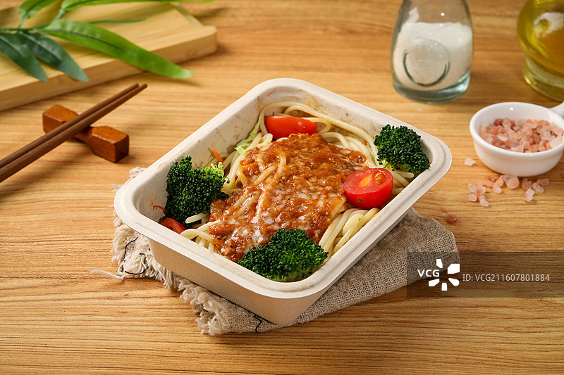 意式经典肉酱面图片素材