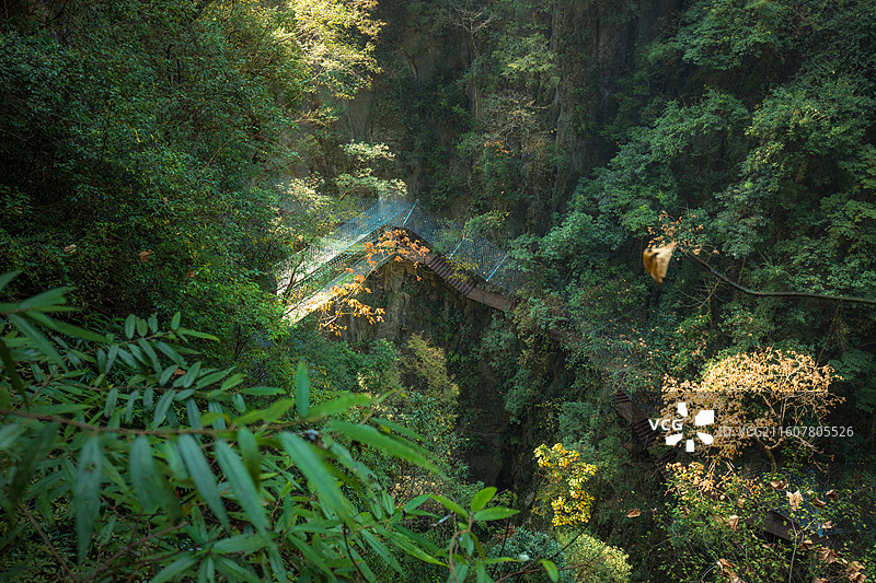 湖北恩施建始地心谷图片素材