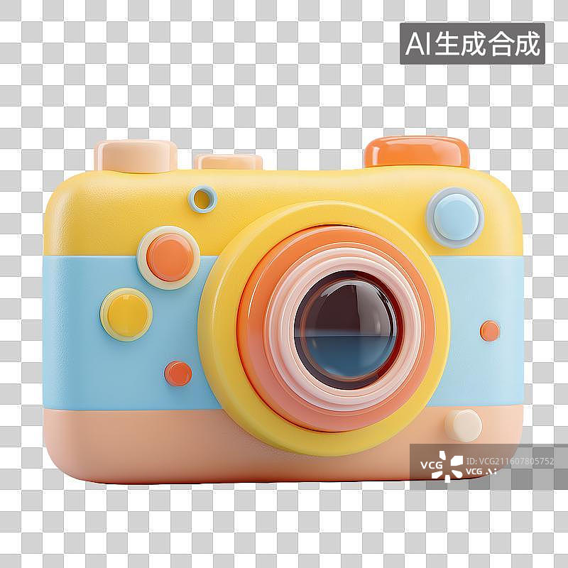 【AI数字艺术】可爱相机图标图片素材