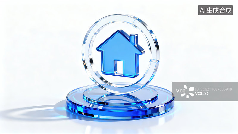 【AI数字艺术】互联网透明图标元素图片素材