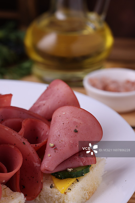 低温午餐肉图片素材