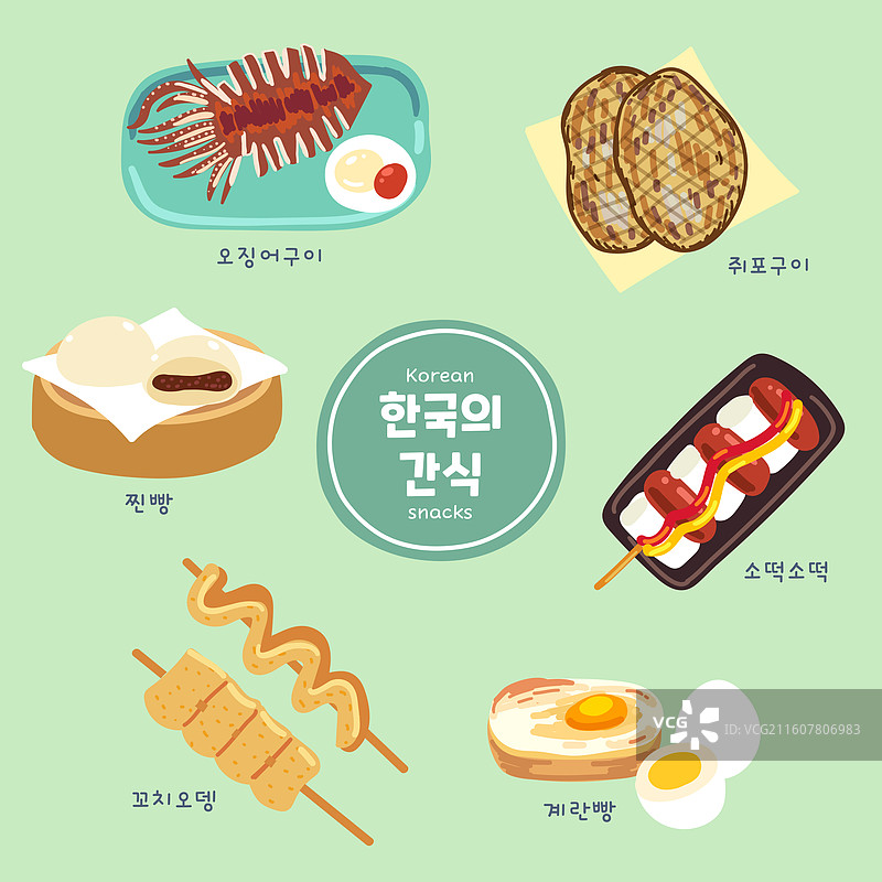 零食，街头小吃，冬季零食，韩国料理，休息区图片素材