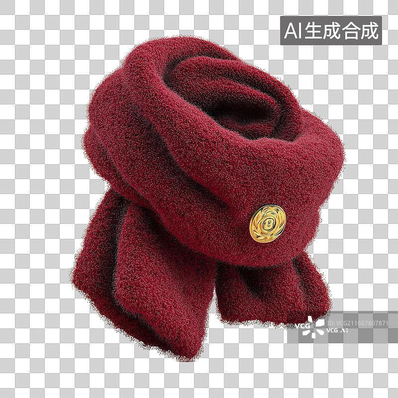 【AI数字艺术】徽章装饰围巾图片素材
