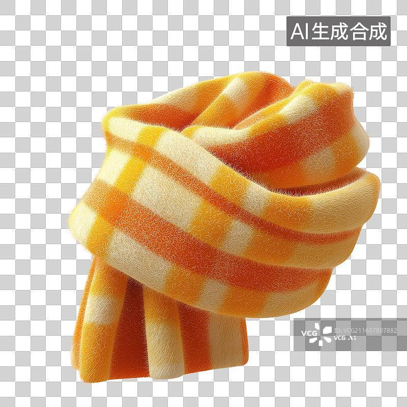 【AI数字艺术】软绒格纹围巾图片素材