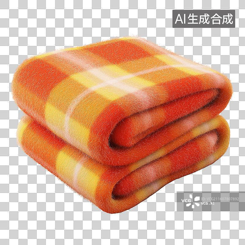 【AI数字艺术】软绒格纹围巾图片素材