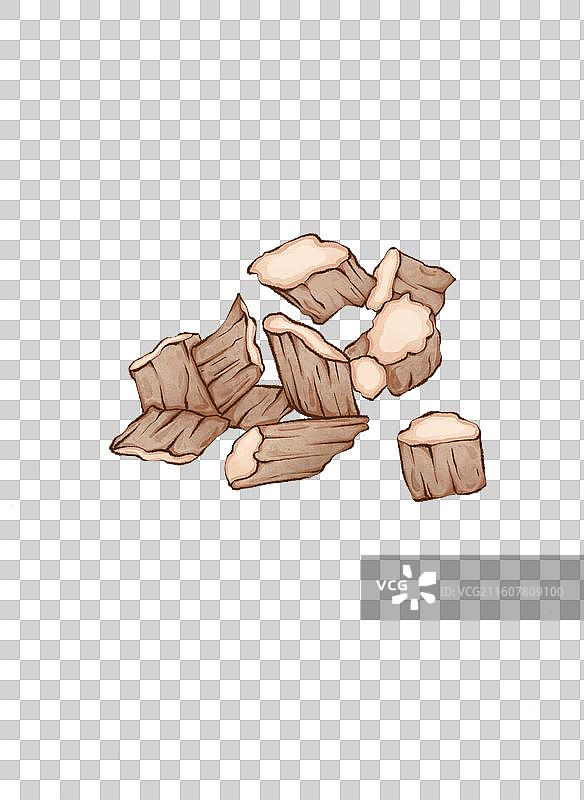 中草药丹参手绘水彩插画图片素材