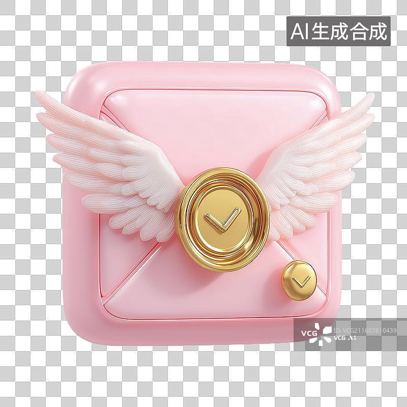 【AI数字艺术】飞行消息卡图标图片素材