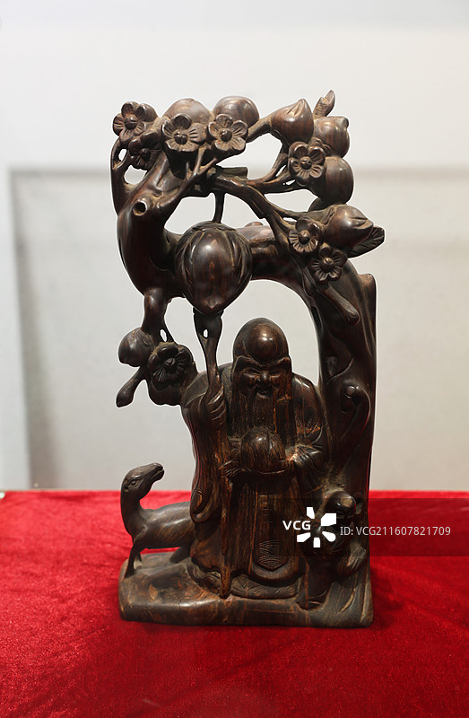 木雕展品图片素材