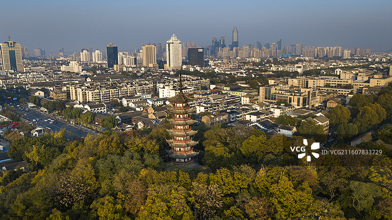 浙江绍兴塔山园图片素材