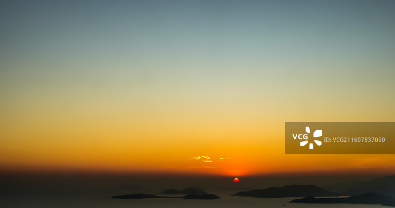 太平山看日落图片素材