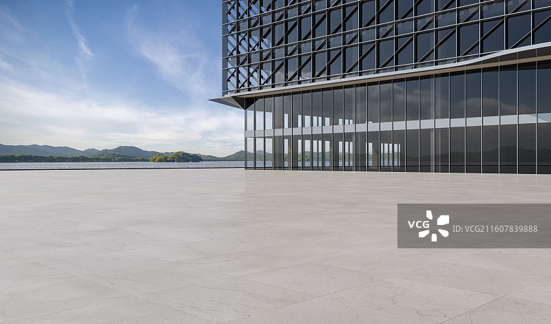 城市广场_玻璃幕墙_建筑空间图片素材