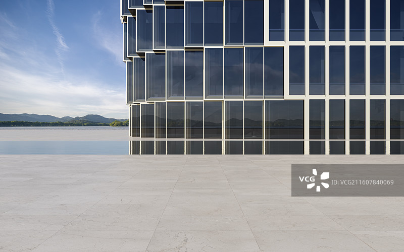 城市广场_玻璃幕墙_建筑空间图片素材