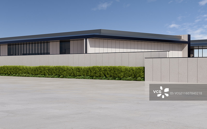 现代别墅_豪华酒店_商务会所_庭院_停车道图片素材