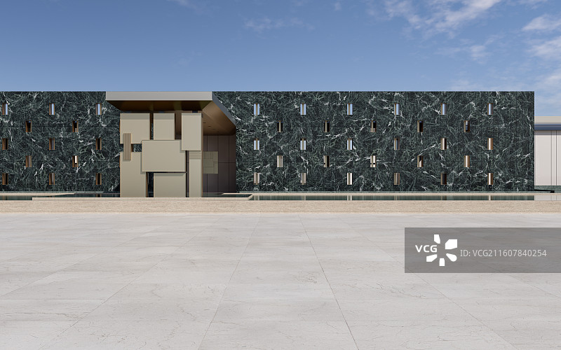 现代别墅_豪华酒店_商务会所_庭院_停车道图片素材