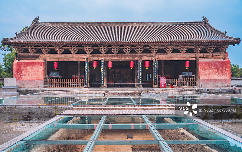 山西新绛县绛州署大堂图片素材