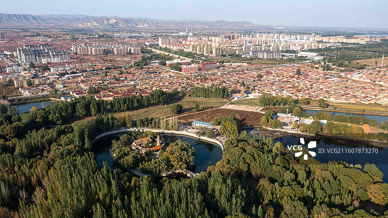 大同市广灵县水神堂砖塔（清代）图片素材
