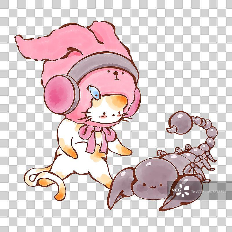 可爱卡通十二星座组图套图合集免抠元素图片素材