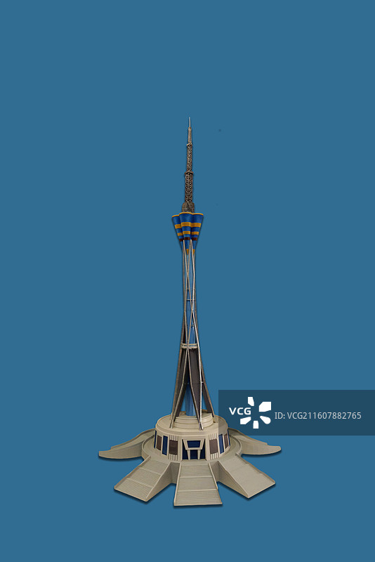 郑州地标建筑模型，中原福塔图片素材