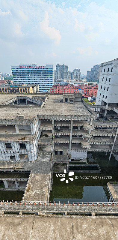 江苏省泰州市，海陵区，迎春东路，泰茂城图片素材