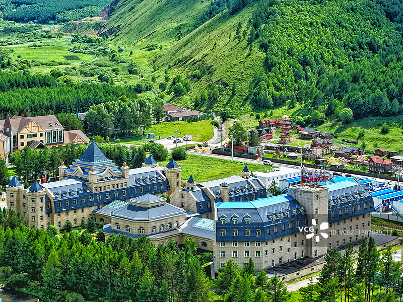 内蒙小城阿尔山图片素材