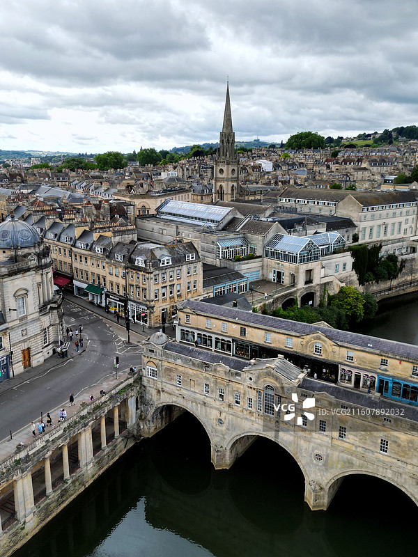 英国巴斯普尔特尼桥图片素材